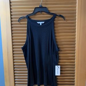 Elizabeth and James Black Knit Halter Top